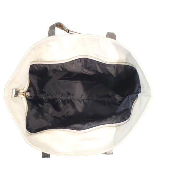 Victoria's Secret Gold Sequin Tote Bag With Double Handles and Zipper Closure - Picture 5 of 11